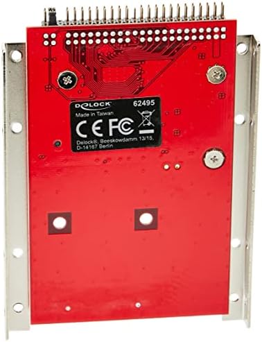 Delock 62495 Konverter IDE 44 Pin > mSATA mit 2.5″ Rahmen (7 mm)