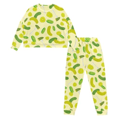 Image of Women's Pajamas Set Soft 2 Piece Loungewear Long Sleeve Pj Set Matching Sleepwear with Pockets for Women Plus Size