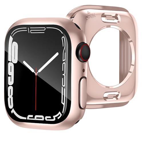 WADEFO Ή Apple Watch P[X Series 11/10 AbvEHb` Jo[ h 2 in 1 O̕ی PC+KXf ߗ wh~ h~ Apple Watch Jo[ AbvEHb` P[X PCf Sʕ