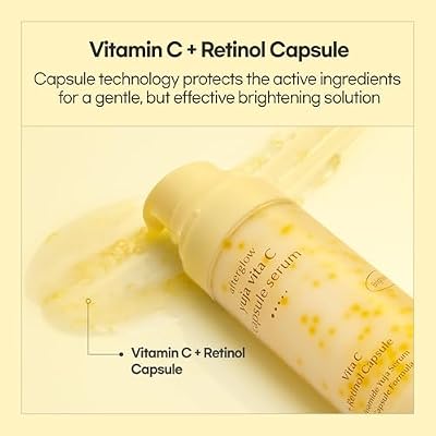 Luvum Yuja Vita C Capsule Serum, Vitamin C, Ratinol Capsule, Niacinamide, 1.01 fl oz