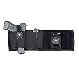 【Right Draw & Mutiple Carry-Positionen】 Dieses Bauchholster kann innerhalb des Bunds, außerhalb des Bunds, des Kreuzkörpers, des Anhangs (AIWB), der 5-Uhr-Position (hinter der Hüfte), klein am Rücken und sogar hoch oben getragen werden ein Schulterholster unter deinem Hemd