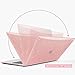 Anban Compatible with MacBook Air 13 inch Case 2022 2021 2020 2019 2018 M1 A2337 A2179 A1932, Glitter Plastic Hard Shell+Keyboard Cover+Screen Protector for MacBook Air 13.3 inch Case, Shiny Rose Gold