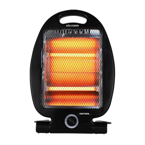VENTISOL AQUECEDOR DOMESTICO QUARTZO AQ02I-02 PRETO 220V
