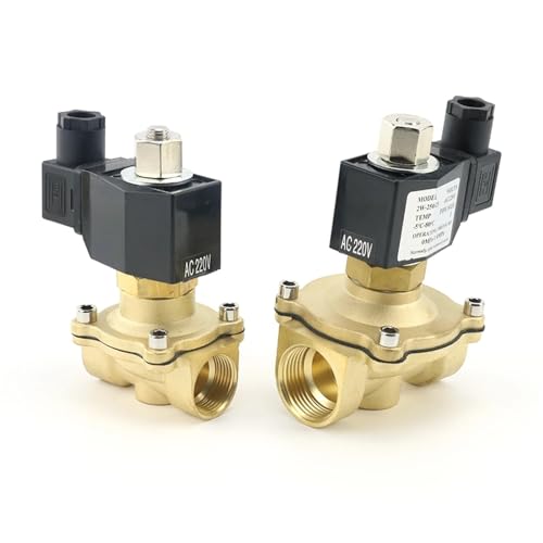 Électrovanne en laiton DN20 AC220V avec joint Viton normalement ouverte
