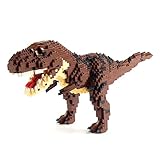 Manrock Building Block Toys Dianosaur Toy Trex Toy 1559 Pieces Micro Mini Building Toy Set for Adult