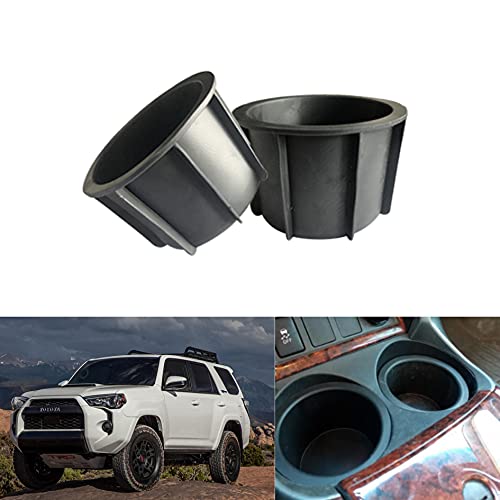 Cup Holder Center Console Inserts for 2010-2020 Toyota 4Runner Replaces Part # 66991-35030 6699135030 （2 Pieces）