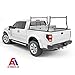 AA-Racks 800Ibs Capacity Extendable Steel Pick-Up Truck Ladder Rack Two-bar Set with Unique Design for Tool Box Mounting - Matte Black (USPTO Patent Pending)