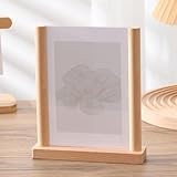 Homxi Marco de Fotos 10 x 15 Vintage Vertical Madera,Cuadros Fotos Habitacion