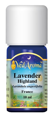 VedAroma Lavender, Highland Pure Essential Oil by VedAroma 10 ml