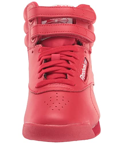 Reebok Women's Freestyle Hi High Top Sneaker, Vector Red/White, 9.5 Women
