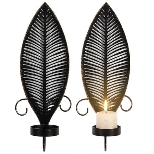 Chandelier en forme de feuille bougeoir vintage pour table basse - 2