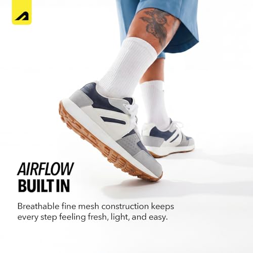 Image of Boldfit Ryder Sneakers for Man Premium PU Upper, Breathable Lightweight Mens Casual Shoes Anti-Slip TPR Sole Walking, Office, Gym Shoes & Everyday Wear Footwear