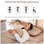 Naturehike Camping Pillow with Memory Foam, Self-Inflating Portable Pillow, Camping Essentials, Ergonomic for Neck Support, Travel Pillows for Camping, Airplanes, Hiking, Backpacking, Hammock - Image 4