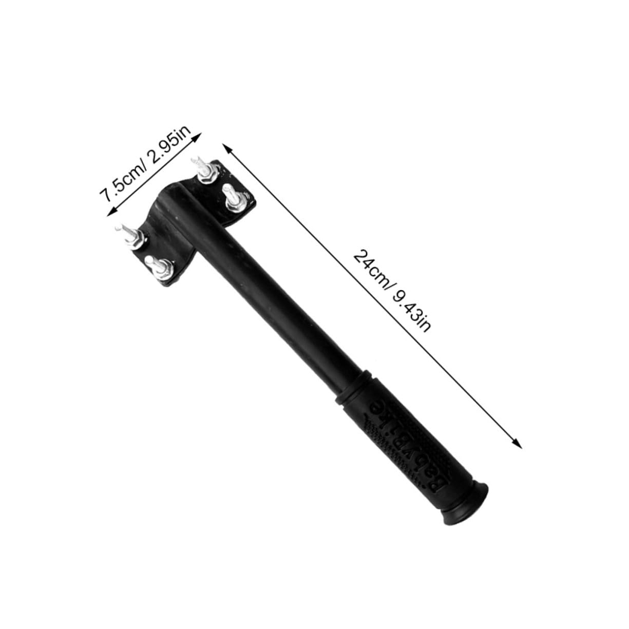 BRIGHTFUFU Children Bike Seats Bike Rear Seats Handlebar Bike Armrest Handle Outdoor Bike Handrail Cycling Arm Rest Seats Handle for Back Seat People Bike Supplies Cycling Armrest Black Iron