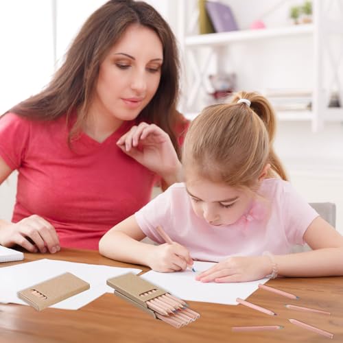 Tikplus 60 Stück Regenbogenstifte Kinder, 7 in 1 Regenbogen Buntstifte Klein, Mini Mehrfarbige Farbstifte für Kunst, Zeichnen, Skizzieren, Färbung, Mitgebsel Kindergeburtstag