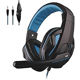 Over-Ear Stereo Gaming Headphone, Megadream 3.5mm Gaming Headset Noise Cancelling with Microphone for PC Laptop Computer, Game/Office/Buiseness Call Center
