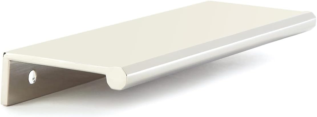 Schaub 10022-PN Baker Collection 5 in. (128mm) Edge Pull, Polished Nickel