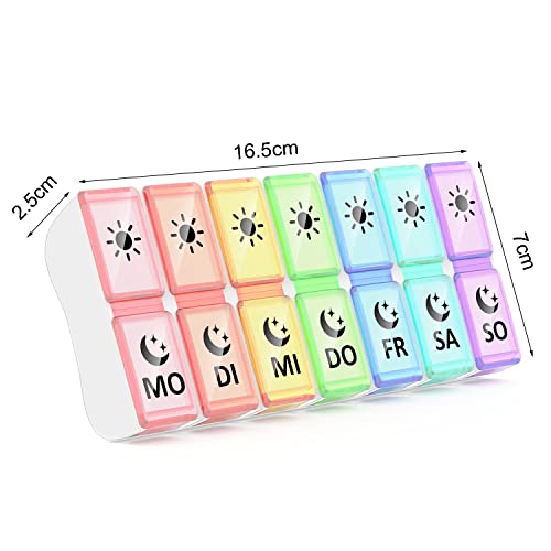 GeekerChip portapillole 7 giorni 2 scomparti