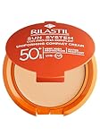Rilastil Sun System Fondotinta Compatto Colore Beige, Coprente, Cremoso, SPF 50+, Resistente all'Acqua per Tutti i Tipi Pelle, 10g
