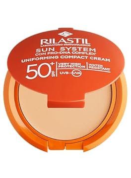 Rilastil Sun system Correttore Colore Beige, Coprente, Cremoso, SPF 50+, Resistente all'Acqua per Tutti i Tipi Pelle, 10g
