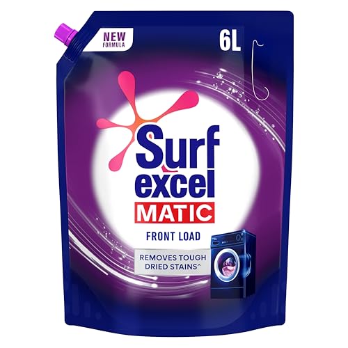 Image of Surf Excel Matic Front Load Liquid Detergent - 6 ltr