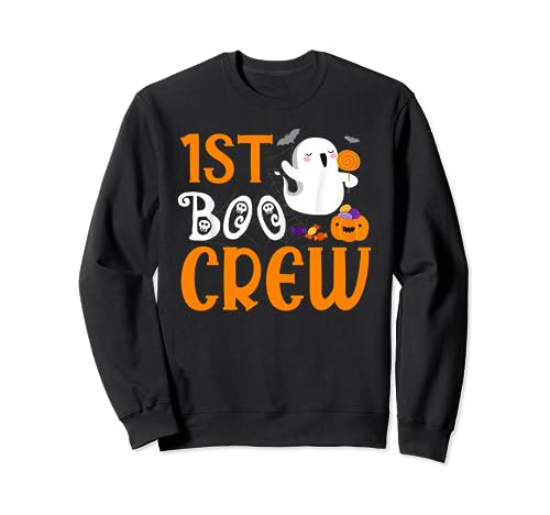1ST Boo Crew Teacher Student Funny Halloween Costume Sudadera