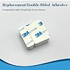 Luxify Replacement Adhesive Pads for SimpliSafe Entry Sensor 10PCS, Pre-Cut Double Sided Tape Compatible with SimpliSafe Door Sensor, Easy Installation & Strong Hold