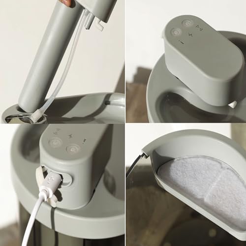 Fuente de agua para gatos 2.2 litros recargable USB miniatura 4