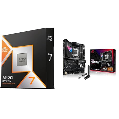 AMD Ryzen 7 9800X3D + ROG Strix X870E-E Gaming WiFi
