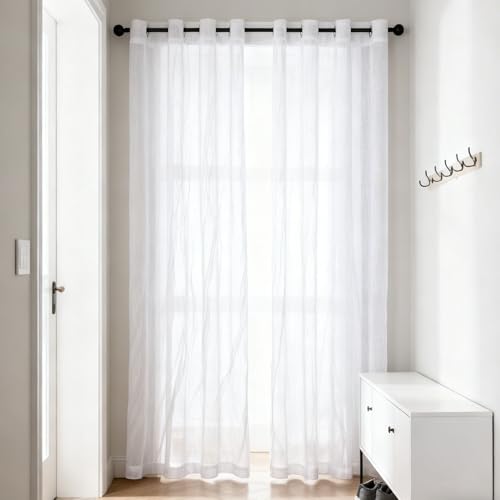 Cortinas modernas de 240 x 74 cm ideales para balcón y dormitorio 2