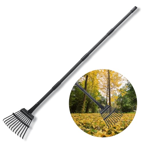 Rastrillo pequeño ajustable para jardinería 63 pulgadas miniatura 1