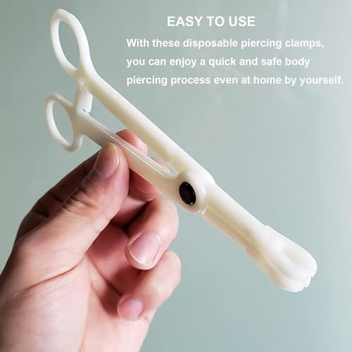 Piercing Kit 35PCS Professional Piercing Kit Includeds 25PCS Mixed 12G 14G 16G 18G 20G Ear Nose Piercing Needles 2PCS Piercing Clamps 6Pcs Clean Tools 2 Gloves for Ear Nose Piercing Kit4