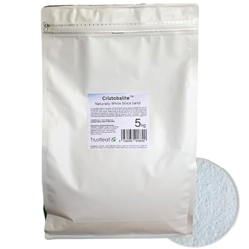Trustleaf 5kg Bag of Decorative White Silica Sand - Art and Crafts, Aquariums
