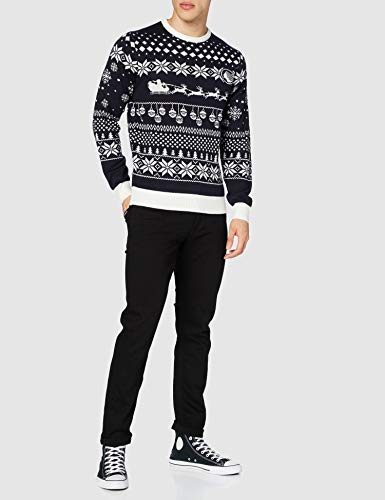 Atalanta BC Maglione Blu Nat 20, Uomo, blu, XXL