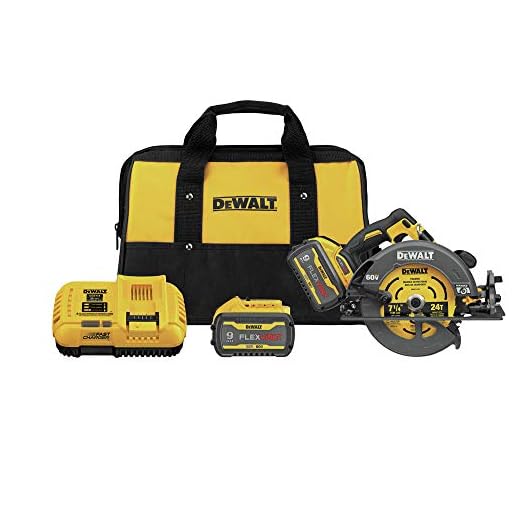 DEWALT FLEXVOLT 60V MAX* Circular Saw with Brake Kit, 7-1/4-Inch (DCS578X2)