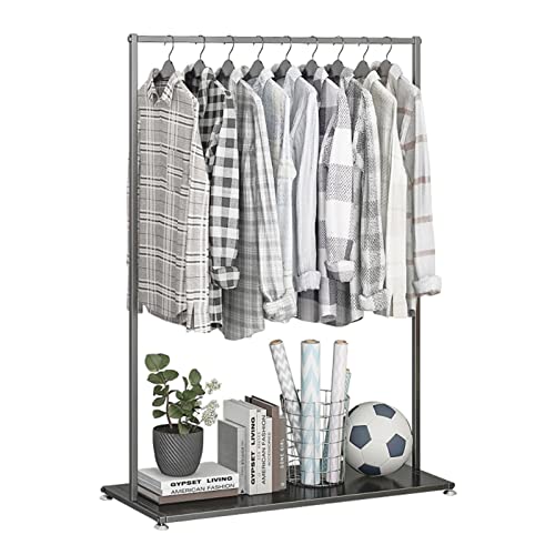 Portant à vêtements moderne noir pour créer un dressing de chambre