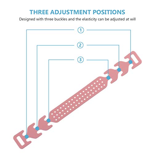 FRCOLOR 10 Pcs Tampa da Face Gancho Extensão Ajustando Fivela Cinta Orelha Extensão Fivela Ajustando
