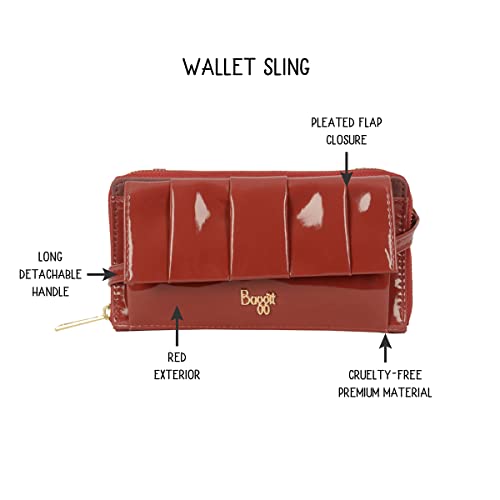 Image of Baggit Women Wallet Large Size | Ladies Stylish Sling Purse Bag | Credit Card Money Holder
