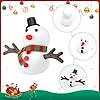 Shappy 24 Pack Christmas Snowman DIY Craft 326 Pcs Build Snowman Craft Kit Christmas Decoration Air Dry Modeling Clay for Winter Party DIY Gift Indoor Outdoor Holiday Decoration(Snowman) #3