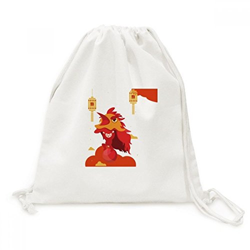 Sac à dos cordon Danse du Lion pour vos balades et sorties urbaines