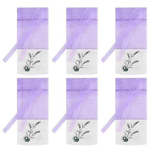 Bolsas de saquito de lavanda LALAFINA 6 piezas miniatura 1