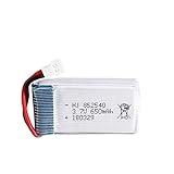 Capacidad: 650 mAh Grehod 852540 3.7V 650mAh batería de Litio es Adecuada para Syma X5 X5C X5C-1 X5SC X5SW X6SW H9D H5C L15FW FY550 HJ818 HJ819 3.7V RC Drone batería Burgundy