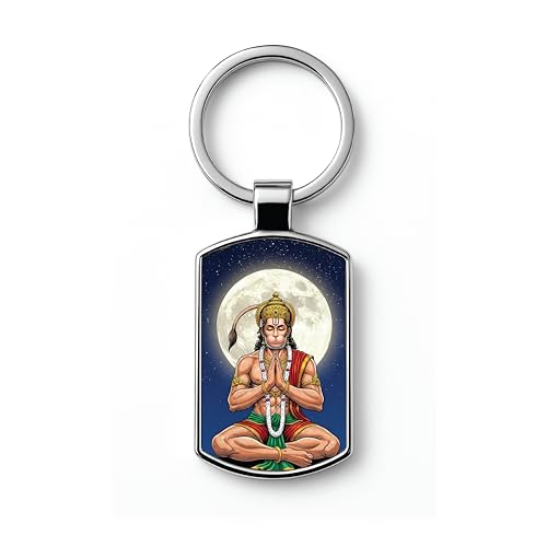 Image of Stylish Metal Keychains with Permanent Glossy Print - Inspirational Quotes & Spiritual Designs - Perfect Key chains for loved ones, Personal Use, Gifts & Return Gifts