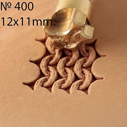 DandS ltd Leather Stamp Tool, Hauberk, Professional Steel Craft Tool for Leatherworking, Embossing, Carving & Stamping Leather Projects, Belts Wallets & DIY Projects Compatible with Mallet #400