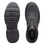 Clarks Herren Bradley Mid Ankle Boot, Black Tumbled, 45 EU