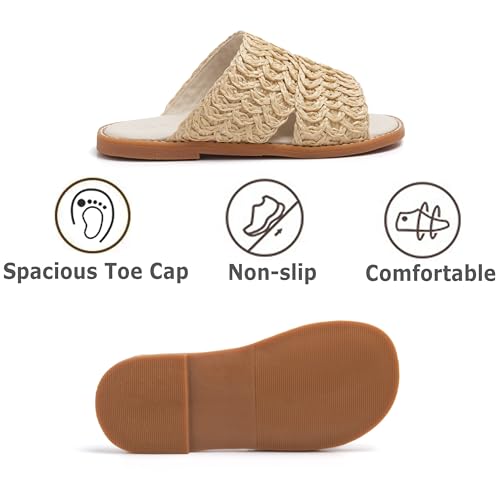 Image of THEE BRON Girls Cute Slip-On Slippers Stylish Sandals for Toddlers & Kids