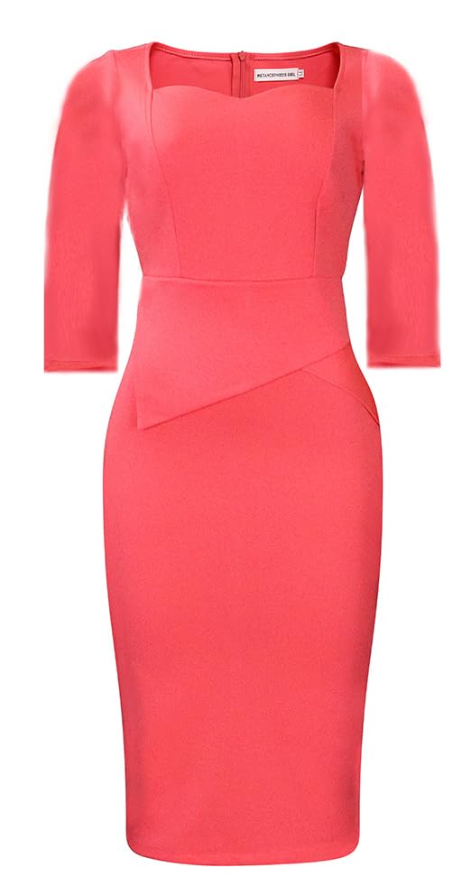 Image of ZVO Church Dress for Women Casual Dress Office Work Bodycon Midi Dresses
