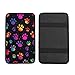 indokyeyqaz Universal Car Center Console Cushion Pad, Colorful Dog Paw Prints Soft Waterproof Car Center Console Cover Auto Armrest Seat Box Cover Protector for Most Vehicle SUV Truck Car