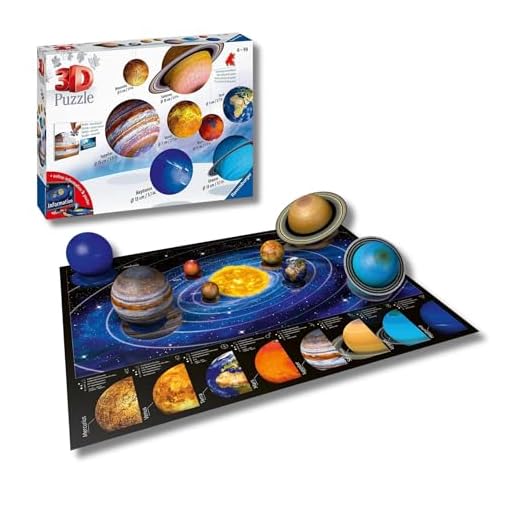 Ravensburger- Planetary Solar System Puzzle 3D, Multicolor (1)