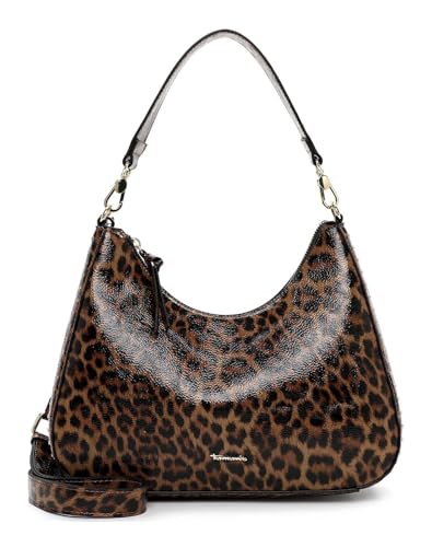 Bolso bandolera Tamaris TAS Georgiana marrón claro y beige de hombro